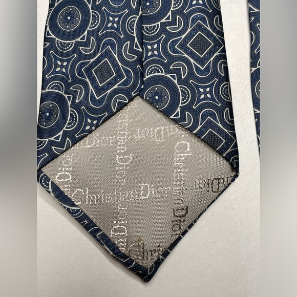 (2) Christian Dior Mens Silk Ties - Picture 2 of 12